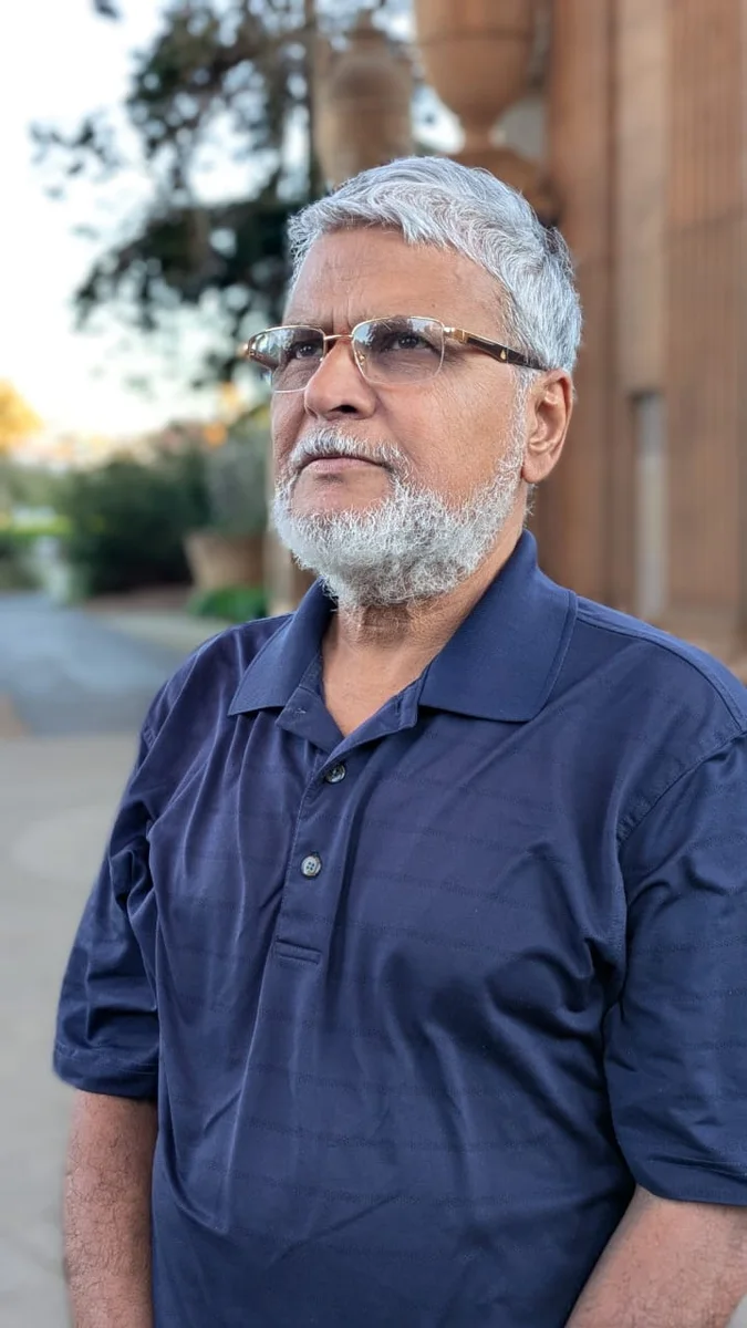 Portrait of Indian artist B. Jayaram