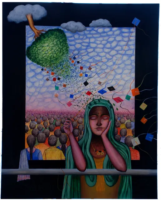 Kites — Mixed Media by B. Jayaram
